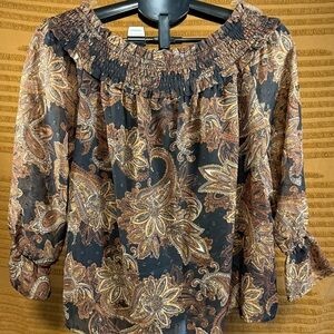 Paisley Print Women's Top